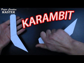 How to make a karambit knife from paper