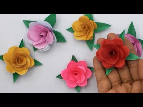 Rose Paper Flowers 