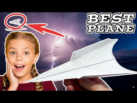 Only 2 Minutes to Make the Farthest Flying Paper Plane EVER! Only 2 Minutes to Make the Farthest Flying Paper Plane EVER!