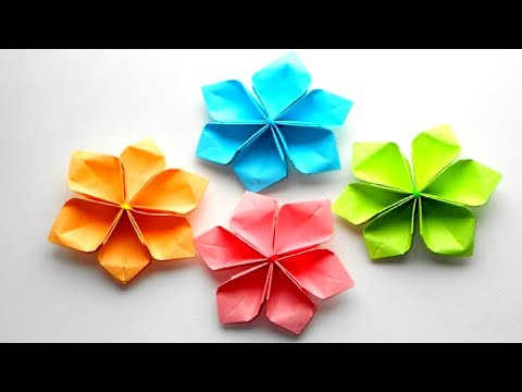 Бумажные цветы. Оригами поделки Бумажные цветы. Оригами поделки