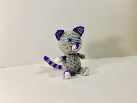 Как вязать котика крючком. Часть 2/How to knit a cat crochet. Part 2 Как вязать котика крючком. Часть 2/How to knit a cat crochet. Part 2