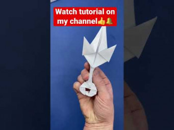 Paper Kunai Minato | Origami Kunai Minato | Origami Knife #shorts