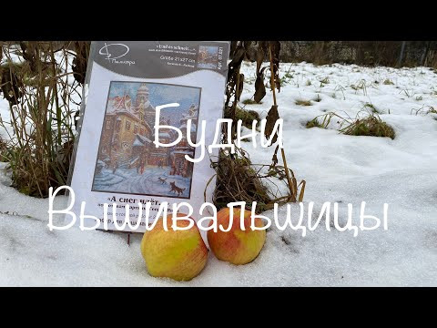 #232. Будни Вышивальщицы 29.11-07.12/Старт Палитра и Dimensions/Процессы/Дача, распаковка посылок #232. Будни Вышивальщицы 29.11-07.12/Старт Палитра и Dimensions/Процессы/Дача, распаковка посылок