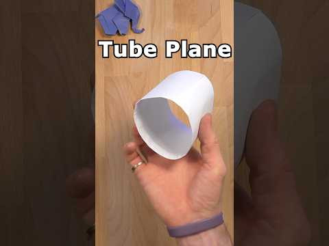 TUBE PLANE (TUTORIAL) | HOW TO FOLD A UNIQUE PAPER TUBE AIRPLANE INCLART TUBE PLANE (TUTORIAL) | HOW TO FOLD A UNIQUE PAPER TUBE AIRPLANE INCLART