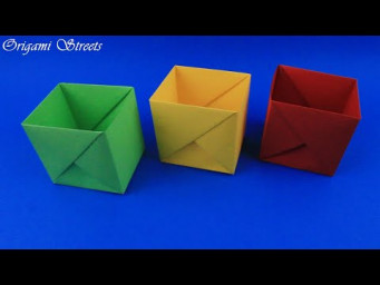 Как сделать коробку из бумаги