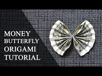 My MONEY BUTTERFLY BOW | Beautiful Dollar Origami | Tutorial DIY by NProkuda