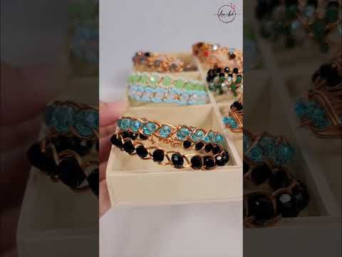 Bracelet making with beads | Basic 3-wire braid and different combinations  #shortsvideo #bracelet