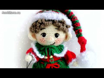 Амигуруми: схема Эльф рождественский | Игрушки вязаные крючком - Free crochet patterns.