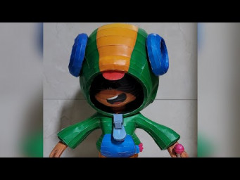 #леонбравлстарс#brawlstars. Леон бравл старс из бумаги. Brawl stars papercraft .