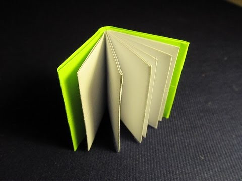 КНИЖКА ОРИГАМИ - легкая поделка из бумаги для начинающих. Видео