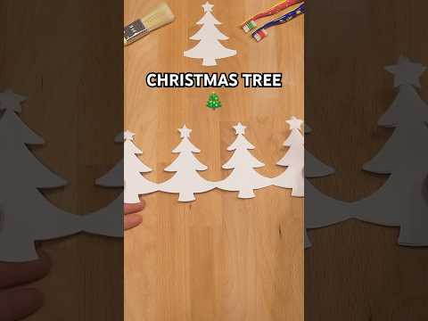 EASY BEAUTIFUL PAPER GARLAND WITH CHRISTMAS TREES | CHRISTMAS CRAFTS INCL ART EASY BEAUTIFUL PAPER GARLAND WITH CHRISTMAS TREES | CHRISTMAS CRAFTS INCL ART
