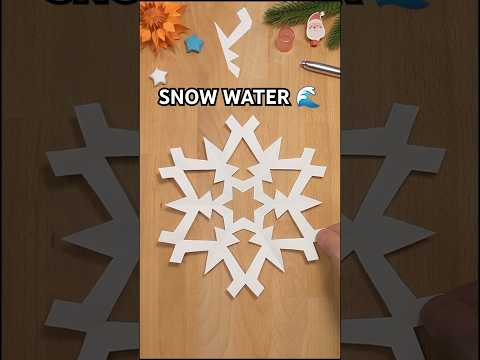 HOW TO CUT A TRADITIONAL SNOW WATER SNOWFLAKE OUT OF PAPER ❄ INCLART HOW TO CUT A TRADITIONAL SNOW WATER SNOWFLAKE OUT OF PAPER ❄ INCLART