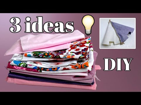3 изделия ИЗ ОСТАТКОВ и ОБРЕЗКОВ ткани -  Удивительное лоскутное шитье - DIY