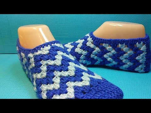 #721 Тапочки крючком от мыска/ следки для дома #721 Тапочки крючком от мыска/ следки для дома