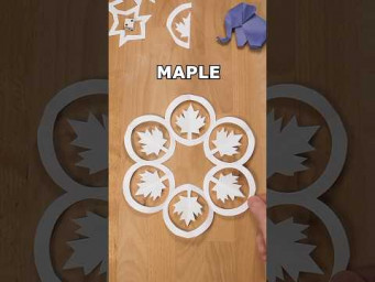 MAPLE SNOWFLAKE OUT OF PAPER ❄ COOL PAPER SNOWFLAKE INCLART