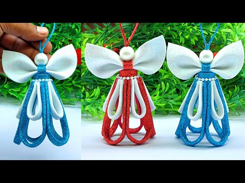 Beautiful Christmas Angel Decoration - DIY Paper Angel Craft | Dollar Tree Christmas 2025 Ideas Beautiful Christmas Angel Decoration - DIY Paper Angel Craft | Dollar Tree Christmas 2025 Ideas