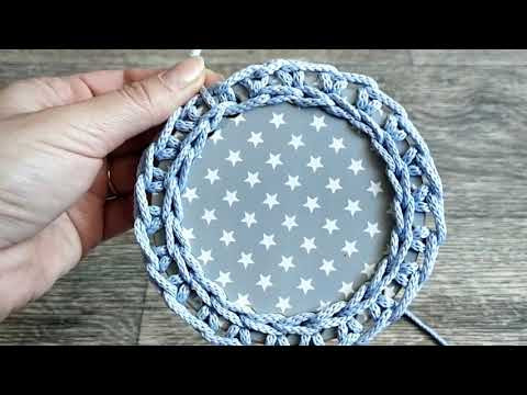 Корзина крючком из полиэфирного шнура ✨ Корзина крючком из полиэфирного шнура ✨