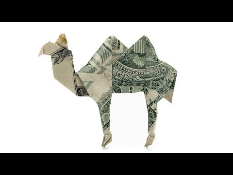 Origami Dollar Bill Camel tutorial (John Montroll) 折り紙 ラクダ $1 money billete Origami Dollar Bill Camel tutorial (John Montroll) 折り紙 ラクダ $1 money billete