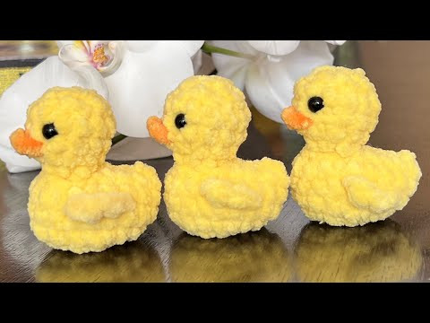 Вязаная уточка крючком Вязаная уточка крючком
