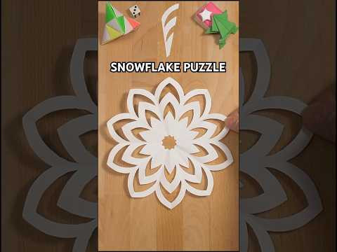 INCL ART DIY SNOWFLAKE PUZZLE TUTORIAL | HOW TO MAKE CHRISTMAS DECORATION IDEAS INCL ART DIY SNOWFLAKE PUZZLE TUTORIAL | HOW TO MAKE CHRISTMAS DECORATION IDEAS