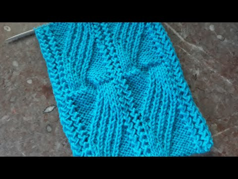 Красивый рельефный узор спицами для женского кардигана, туники, жакета. Красивый рельефный узор спицами для женского кардигана, туники, жакета.