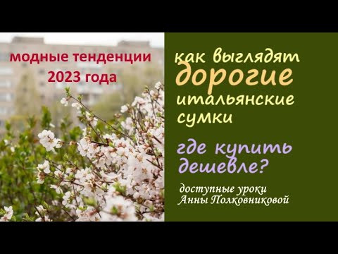 Как выглядят дорогие сумки, где купить дешевле? Модные тенденции 2023 года.