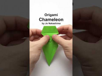 Origami Chameleon #shorts