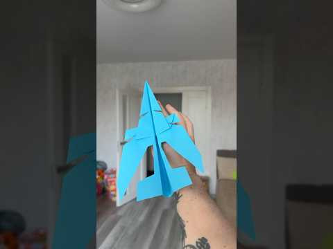 Paper Plane World Record Attempt &ndash; 135 Feet Indoor Distance Test #diy #airplane #origami