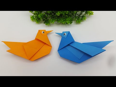 Origami Easy - DIY Paper Bird Tutorial - Origami Paper Bird - How to Make an Origami Bird Origami Easy - DIY Paper Bird Tutorial - Origami Paper Bird - How to Make an Origami Bird