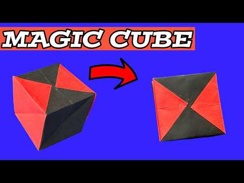 DIY Origami Magic CUBE Tutorial | How to Make a Paper 3D Cube DIY Origami Magic CUBE Tutorial | How to Make a Paper 3D Cube