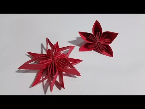 Art and design - how to make a paper flower art design