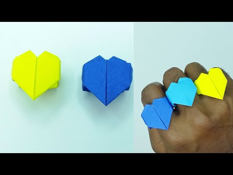 How to Make Beautiful Ring / How to Make Paper Things / DIY Paper Ring / Valentine's Gift Ideas