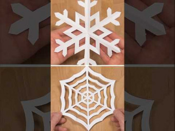 HOW TO MAKE TWO CUTE SNOWFLAKES | TOP CHRISTMAS DECOR IDEAS inclArt