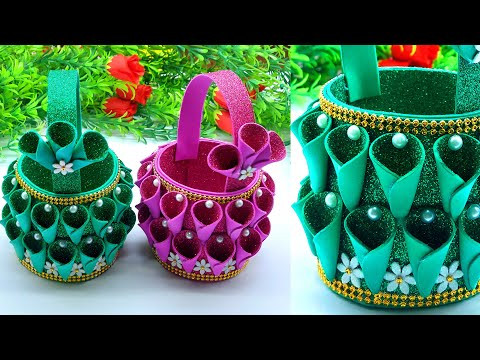 How To Make Paper Basket - Home Decoration Craft - Decorate With Me - DIY Home Decor How To Make Paper Basket - Home Decoration Craft - Decorate With Me - DIY Home Decor