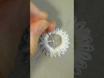 Amazing 3D Daisy Flower Embroidery SHORT