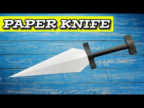 Amazing Dagger | How to Make a Paper Knife | Paper Weapons