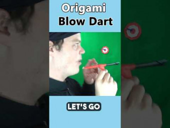 Origami Super Ninja Blow Dart