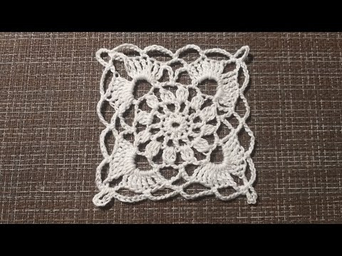 Crochet Easy Flower Square Motif - Вязание крючком Простого Цветочного Квадратного Мотива #shorts Crochet Easy Flower Square Motif - Вязание крючком Простого Цветочного Квадратного Мотива #shorts
