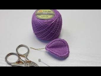 Stumpwork Petal | Detached Stitch | padding for Petal