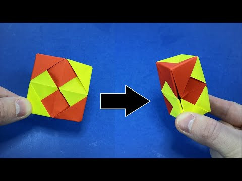 Origami Pop It Fidgets | Antistress Moving PAPER TOYS | Origami Transformer Toy Origami Pop It Fidgets | Antistress Moving PAPER TOYS | Origami Transformer Toy