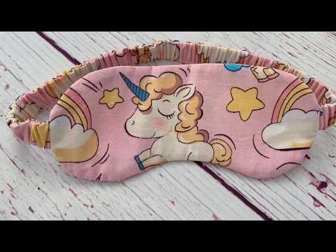 Мастер-класс по пошиву маски для сна из хлопка Мастер-класс по пошиву маски для сна из хлопка