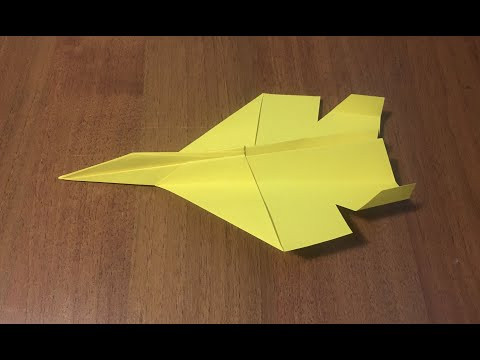 ИСТРЕБИТЕЛЬ из А4 Бумаги | Как Сделать Самолетик который Ровно и Долго Летит ИСТРЕБИТЕЛЬ из А4 Бумаги | Как Сделать Самолетик который Ровно и Долго Летит