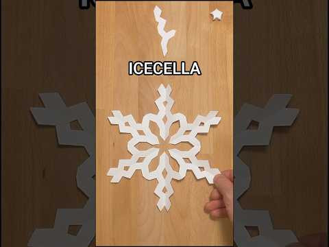 PAPER SNOWFLAKE ICICELLA TUTORIAL | TOP CHRISTMAS DECOR IDEAS INCLART