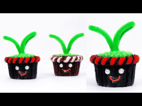 DIY Pipe Cleaner Pot DIY Pipe Cleaner Pot