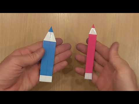 Карандаш из бумаги, Paper pencil