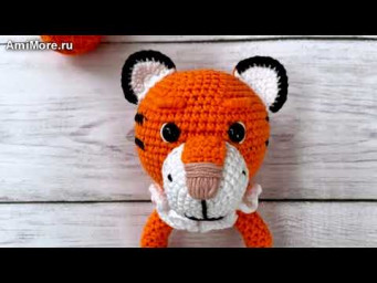 Амигуруми: схема Грызунок-погремушка "Тиг". Игрушки вязаные крючком - Free crochet patterns.