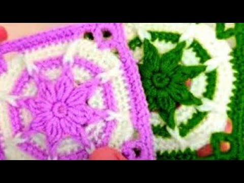 Шикарный Мотив крючком - Вязание крючком для начинающих - Crochet Pattern Шикарный Мотив крючком - Вязание крючком для начинающих - Crochet Pattern