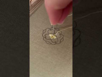 #вышивкагладью #вышивка #embroiderytutorial #embroidery #мулине #embroideryflowers #hoopembroidery