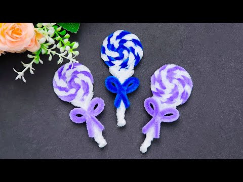 DIY Pipe Cleaner Lollipops DIY Pipe Cleaner Lollipops