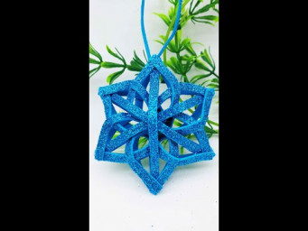 3D Star Making Easy Tutorial For Room Decor | DIY Crafts #shorts